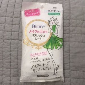 NIB Biore face wipes from Japan